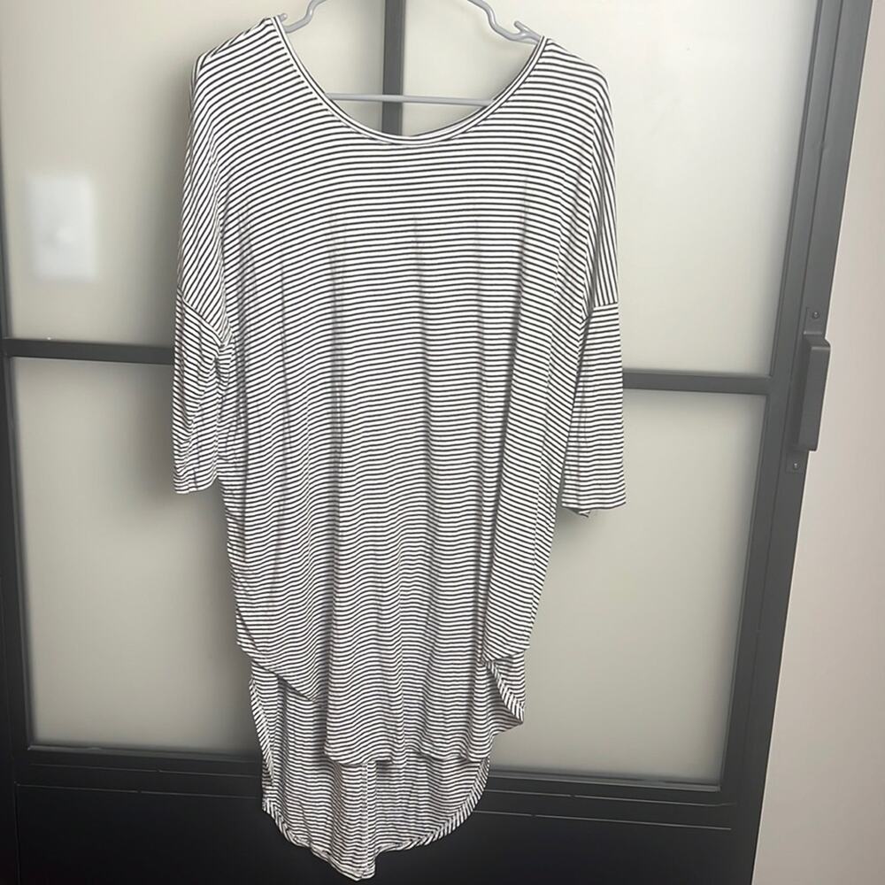 Floreat Anthropologie Oversized Striped Tunic Size Small